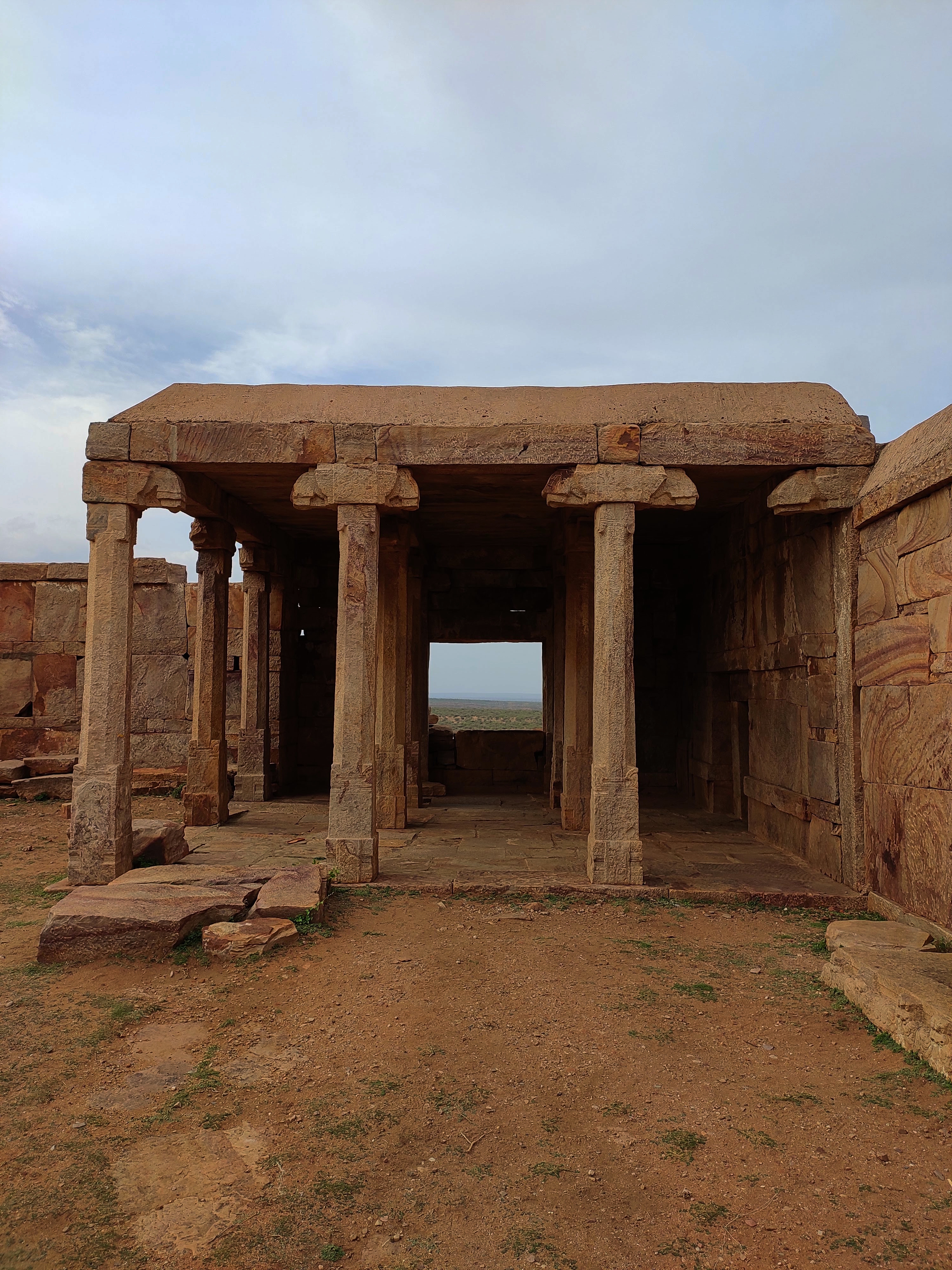 A structure in Ranganathaswamy Temple at Gandikota Fort - Grand Canyon of India